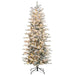 6FT Snow Flocked Pre - Lit Artificial Christmas Tree — 250 Warm Yellow Lights, 636 Tips, Auto - Open, Full - Monsta Online