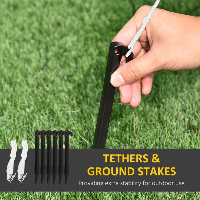 6FT Prelit Inflatable Polar Bear & Penguin Fishing on Board with LED Lights - Outdoor Christmas Decoration - Monsta Online