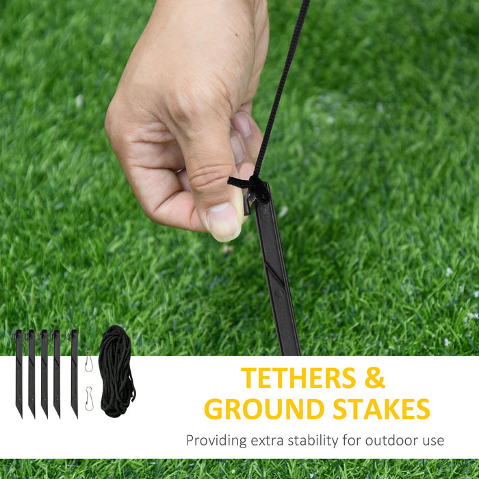 6.5FT Prelit Inflatable Santa on Sleigh with Reindeer & Snowman and LED Lights - Outdoor Christmas Decoration - Monsta Online