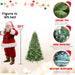 5FT Artificial Christmas Tree — 967 Tips, PE+PVC, Full Shape, Hinged, Metal Stand - Monsta Online