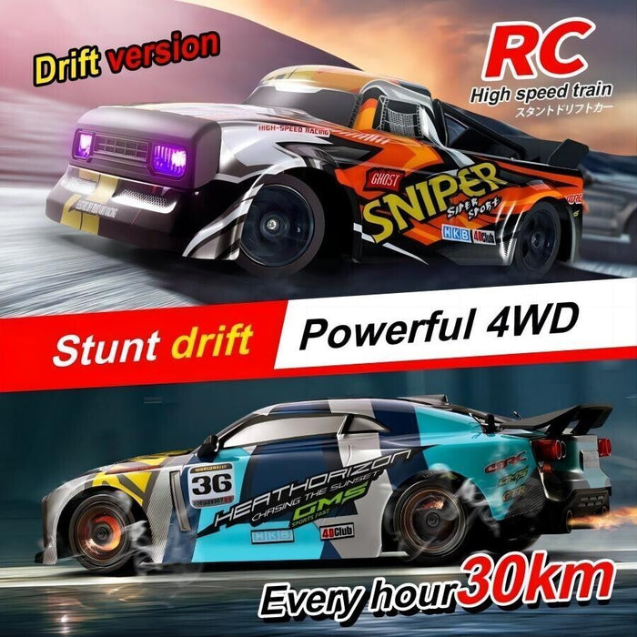 Sniper 4WD High - Speed Remote Control Racing Car with Dual Rechargeable Batteries - Monsta Online