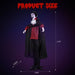 5.7ft Animatronic Halloween Vampire – Motion and Sound Activated Prop with Light - Up Eyes and Swaying Body - Monsta Online