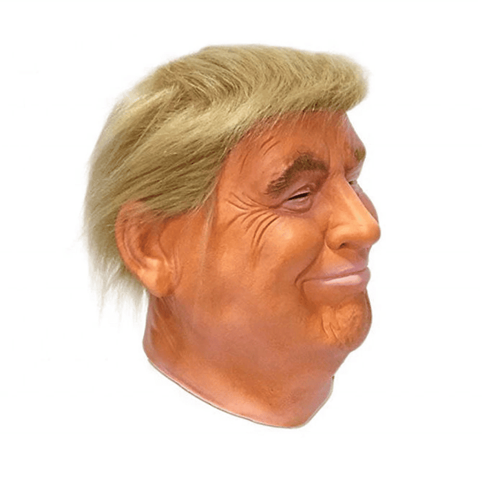 Halloween Donald Trump Mask – Realistic Latex Headgear with Wig for Cosplay - Monsta Online