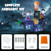 7FT Halloween Inflatable Pirate Ship with Skeletons & LED Lights - Monsta Online