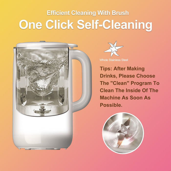 Powerful 750W Almond Milk Maker 8 in 1 with Keep Warm and Delay Start Features - Monsta Online