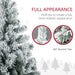 6FT Pre - Lit Snow Flocked Artificial Christmas Tree — 350 LED Lights, 8 Modes, 607 Tips, Steel Base - Monsta Online