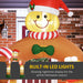 9FT Prelit Inflatable Gingerbread Man Arch with LED Lights - Outdoor Christmas Decoration - Monsta Online