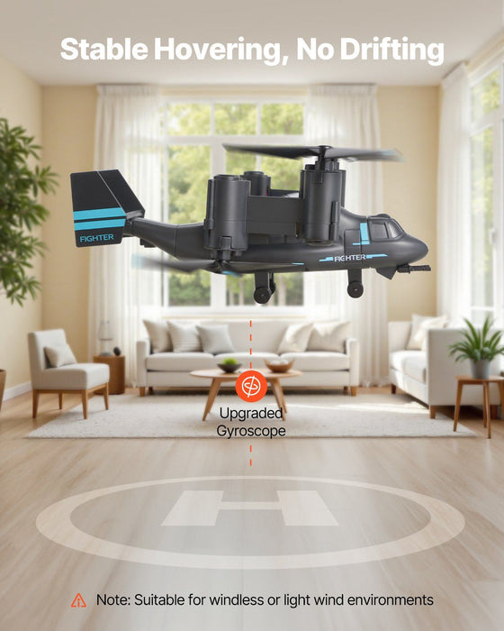 Osprey Military RC Helicopter with 4 Channel Remote for Kids with Dual Batteries - Monsta Online