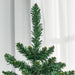 6FT Slim Artificial Christmas Tree — 583 Tips, Unlit, Full Realistic Branches, Collapsible Metal Base - Monsta Online