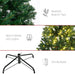 6FT Pre - Lit Artificial Christmas Tree — 250 Warm White LED Lights, 1000 Tips, Hinged, Metal Base - Monsta Online