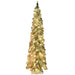 5FT Pre - Lit Snow Flocked Pencil Christmas Tree — 150 LED Lights, 334 Tips, Slim Space - Saving, Steel Base - Monsta Online