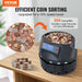 Automatic USD Coin Counter Machine with 2000 Coin Capacity and LCD Display - Monsta Online