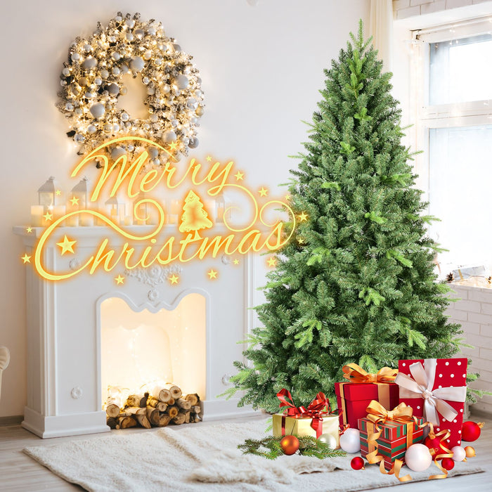 5FT Unlit Artificial Christmas Tree — 937 PE/PVC Tips, Full Realistic, Hinged Metal Stand - Monsta Online