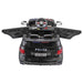 Black 12V Police Ride - On Car for Kids - Remote Control, Siren, Music & Suspension Features - Monsta Online