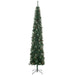 9.5FT Pencil Artificial Christmas Tree — 1132 Tips with Pine Cones, Pine Needles, Unlit, Metal Base - Monsta Online