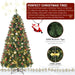 10FT Pre - Lit Artificial Christmas Tree — 5090 Tips, 1200 LED Lights, 10 Modes, Remote Control, Metal Stand - Monsta Online