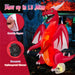 8FT Halloween Inflatable Dragon with Flame Effect and LED Lights - Monsta Online
