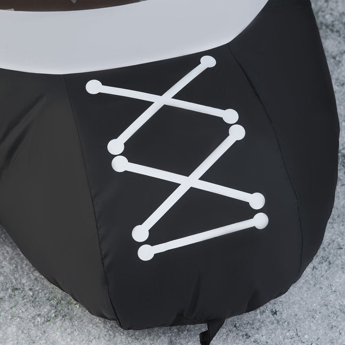 8FT Prelit Inflatable Santa Claus in Camouflage with LED Lights - Outdoor Christmas Decoration - Monsta Online