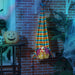 3.7ft Sound Activated Hanging Clown Corpse – Halloween Animatronic with Red Glowing Eyes, Circus Music and Waving Arms - Monsta Online