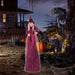 5.9ft Sound - Activated Hanging Witch with Light - Up Eyes and Creepy Voice - Monsta Online