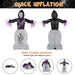 6FT Halloween Inflatable Grim Reaper with Grave and LED Lights - Monsta Online