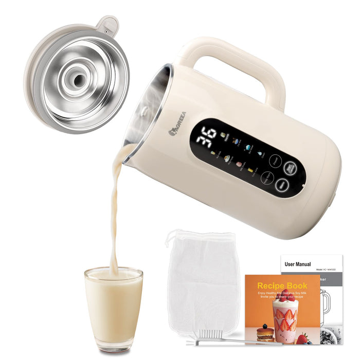 Powerful 750W Almond Milk Maker 8 in 1 with Keep Warm and Delay Start Features - Monsta Online
