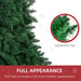 7FT Half Artificial Christmas Tree — 520 Tips, Auto - Open Hinged, Unlit, Space - Saving, Steel Base - Monsta Online