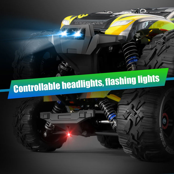Red Horizon: 1:16 High - Speed 47MPH+ RC Monster Truck with Dual Rechargeable Batteries - Monsta Online