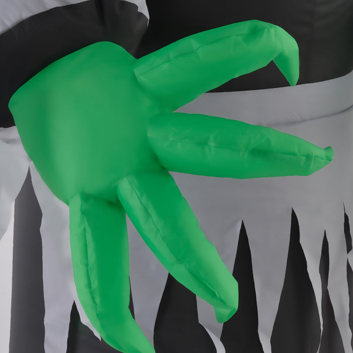 8ft Inflatable Halloween Mirror Face Ghost with LED Lights - Monsta Online