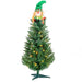 3FT Tabletop Pre - Lit Artificial Christmas Tree — 129 Tips, Santa Decor, Plastic Feet - Monsta Online