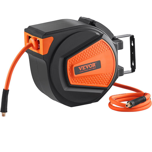 Retractable 3/8" Hybrid Air Hose Reel with 50 ft Hose and 300PSI Capacity - Monsta Online
