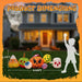 8FT Halloween Inflatable Pumpkins Eyeball Candy with Built - in LED Lights - Monsta Online
