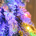 4FT Snow Flocked Pre - Lit Artificial Christmas Tree — 100 LED Lights, Warm White/Multicolor, 225 Tips, Downswept - Monsta Online