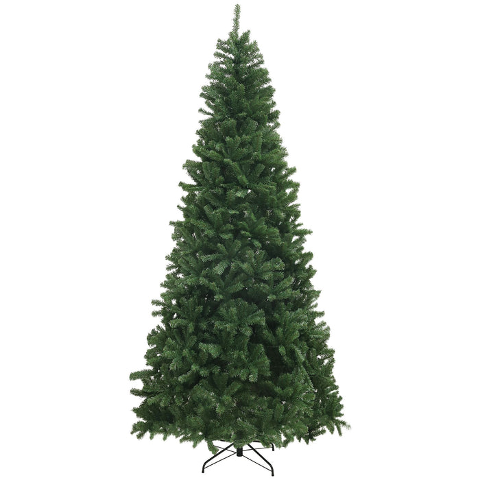 9FT Artificial Christmas Tree — 2132 Tips, Auto - Open Hinged, Full Shape, Steel Base, Unlit - Monsta Online