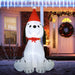 6FT Prelit Inflatable Puppy Dog Wearing Santa Hat with LED Lights - Outdoor Christmas Decoration - Monsta Online