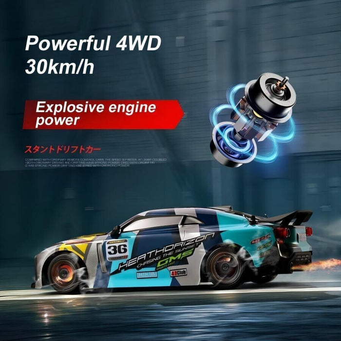 Sniper 4WD High - Speed Remote Control Racing Car with Dual Rechargeable Batteries - Monsta Online