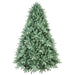 7FT Blue - Green Artificial Christmas Tree — 2518 Tips, PE+PVC, Full Shape, Hinged, Metal Stand - Monsta Online