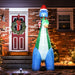 11FT Prelit Inflatable Christmas Dinosaur with Tree in Mouth and LED Lights - Outdoor Waterproof Decoration - Monsta Online