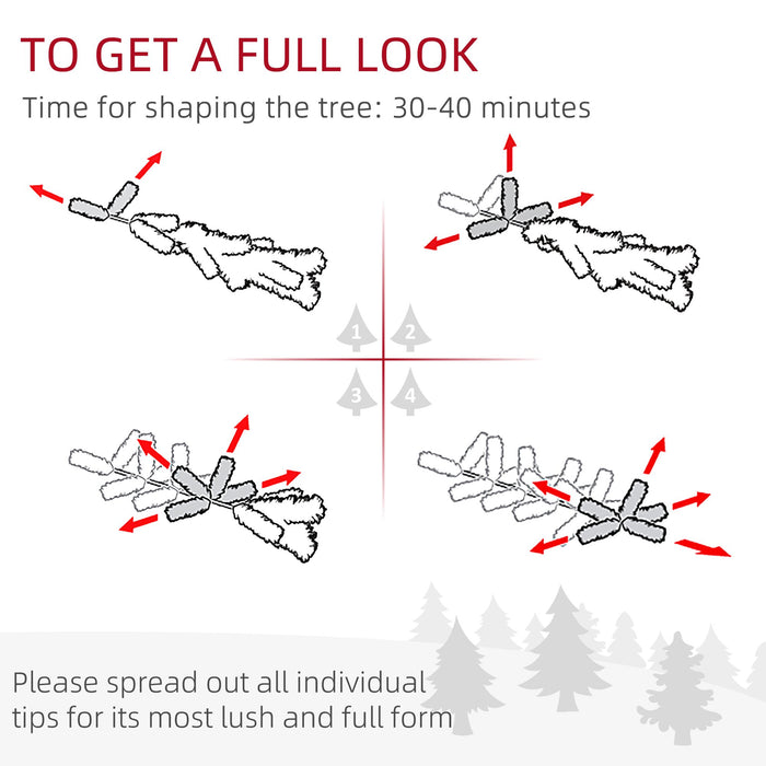 8FT Pink Pencil Artificial Christmas Tree — 618 Tips, Slim Space - Saving, Plastic Stand - Monsta Online