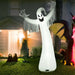 12FT Halloween Inflatable Ghost with LED Lights – Giant Blow Up Yard Decoration - Monsta Online