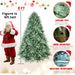 8FT Blue - Green Artificial Christmas Tree — 3308 Tips, PE+PVC, Full Shape, Hinged, Metal Stand - Monsta Online