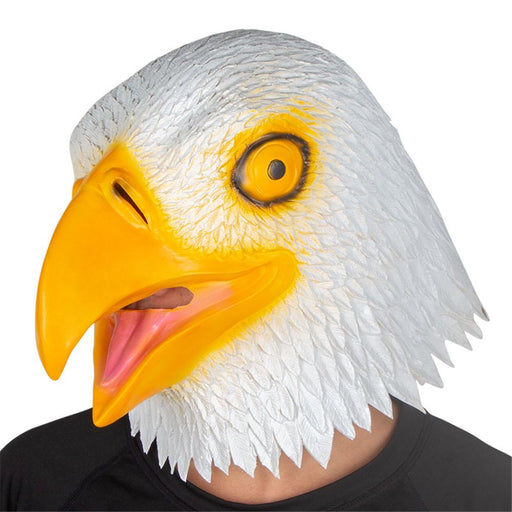 Halloween Eagle Head Mask – Realistic Latex Bird Animal Costume for Adults - Monsta Online