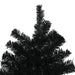 7.5FT Black Artificial Christmas Tree — 1346 Tips, Auto - Open Hinged, Full Shape, Steel Base - Monsta Online