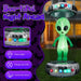 8.2FT Halloween Inflatable UFO with Alien and RGB LED Lights - Monsta Online