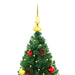 7FT Pre‑Lit Artificial Christmas Tree with Baubles — 200 LEDs, 910 Tips, USB Powered - Monsta Online