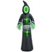 8ft Inflatable Halloween Mirror Face Ghost with LED Lights - Monsta Online
