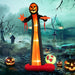 12ft Inflatable Grim Reaper Ghost with Skull and LED Lights - Monsta Online