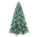 8FT Blue - Green Artificial Christmas Tree — 2458 Tips, PE+PVC, Full Shape, Hinged, Metal Stand - Monsta Online