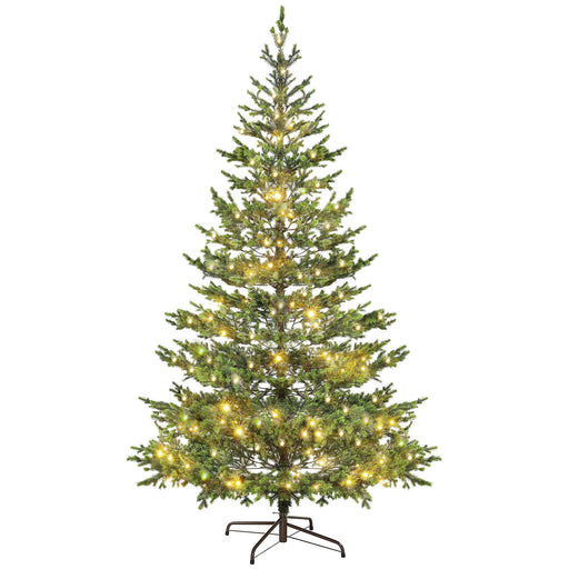 9FT Sparse Cedar Pre - Lit Artificial Christmas Tree — 310 Dual - Color LEDs, 11 Modes, 4306 Tips, Remote - Monsta Online