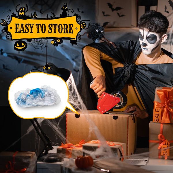 8.8FT Halloween Inflatable UFO with Built - in LED Lights and Stand Inside Design - Monsta Online
